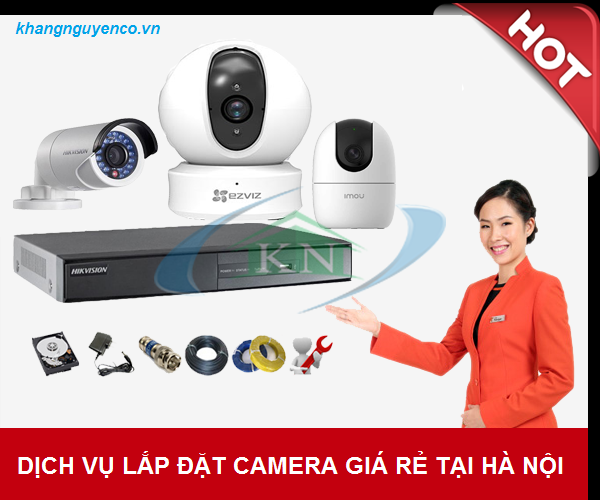 Dịch vụ lắp đặt camera giá rẻ tại Hà Nội