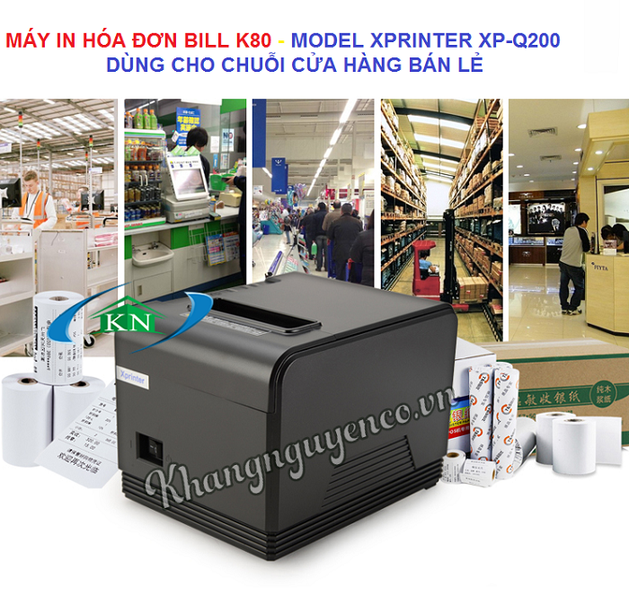 Tìm hiểu về máy in hóa đơn bán hàng Xprinter Xp Q200